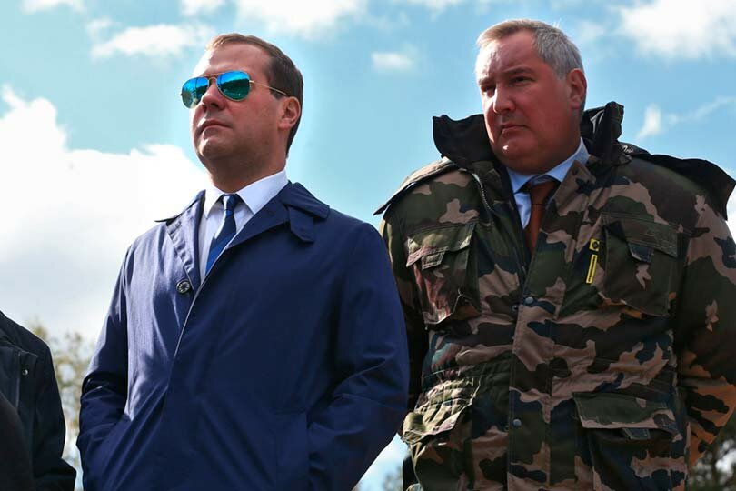 Рогозин и Медведев