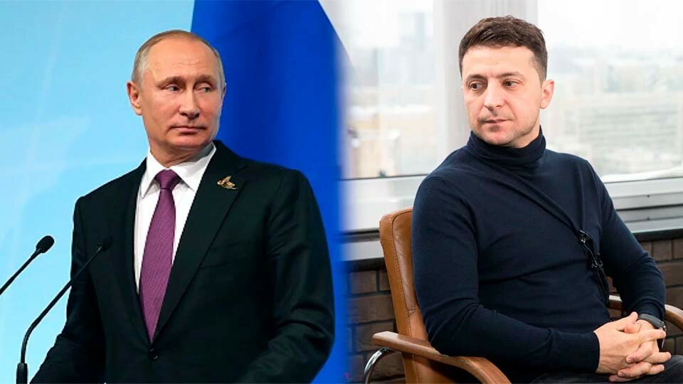 Путин и Зеленский