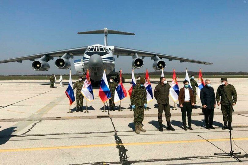 Российская помощь в в Сербии