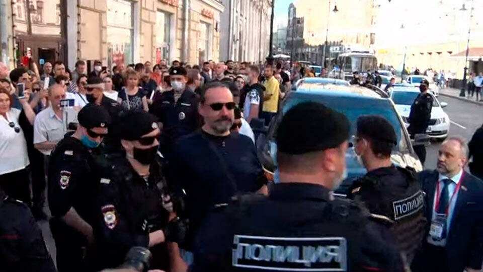 Митинг в Москве 22 июня 2020