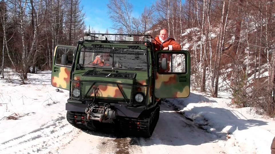Путин и Шойгу в Тайге
