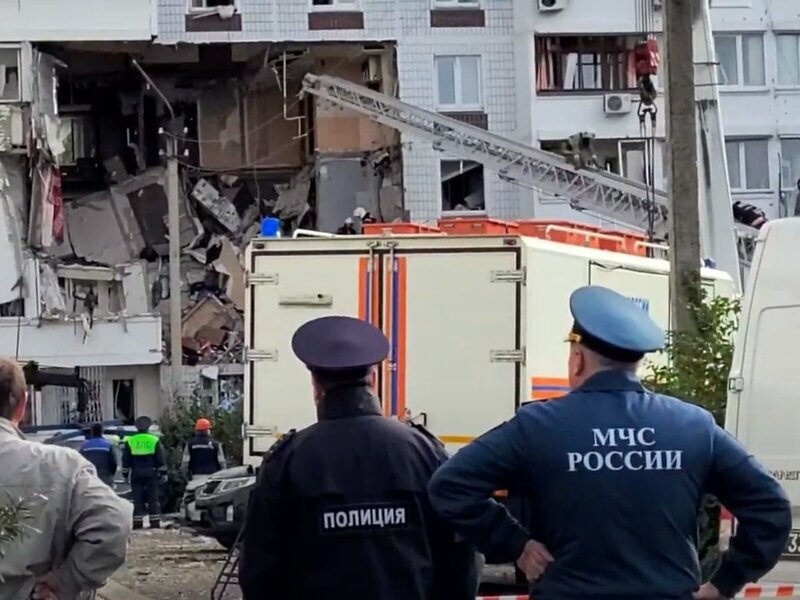 МЧС работают на месте взрыва в Ногинске