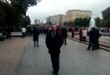 Прокофьев на митинге в Москве