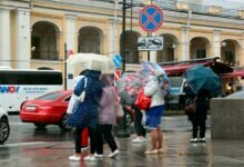 Дождь в Петербурге