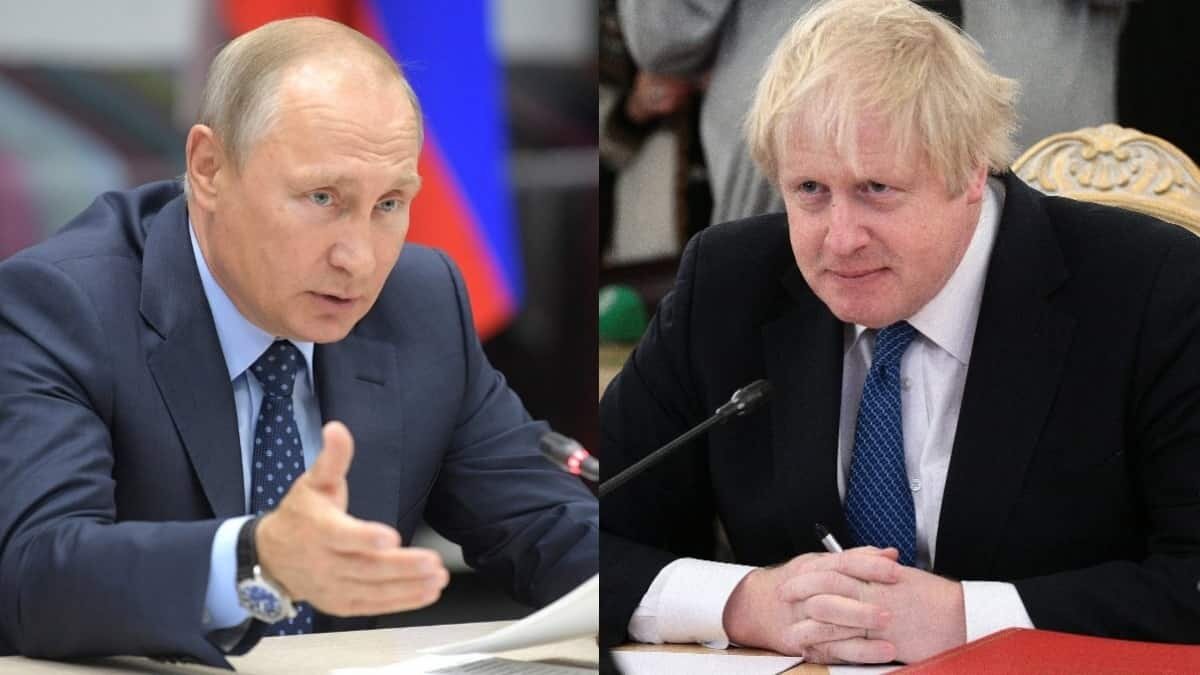 Путин и Джонсон