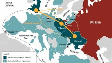 Карта тройственного союза