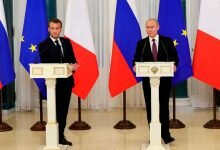 Путин и Макрон в Москве