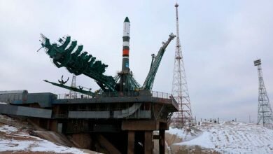 Ракета на Байконуре