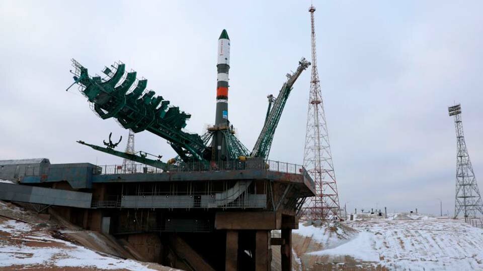 Ракета на Байконуре