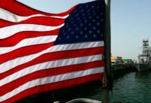 Флаг США на флоте