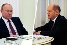 Путин и Шольц