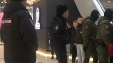 Задержание подростков в ТЦ Тандем города Казани