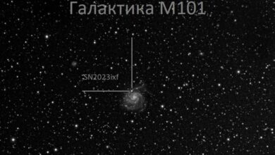 Сверхновая в галактике М101