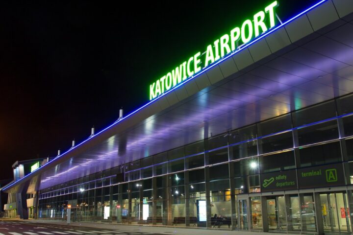 Аэропорт в Катовице Польша
