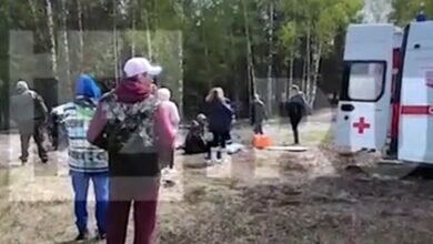 Кадры Прилепина после взрыва
