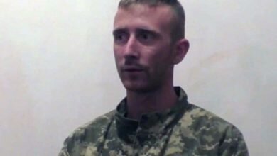 Пленный украинский военный Григорий Замиховский