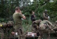 Раненые укранацисты