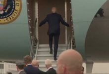 Байден на коротком трапе