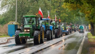 Протест польских фермеров